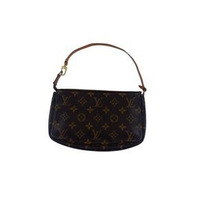 Louis Vuitton Pochette Accessoires Monogram Canvas Brown Canvas Bag (Pre-Owned)